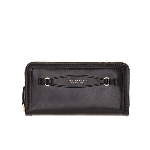 BETTINA ZIP AROUND LEATHER BAG