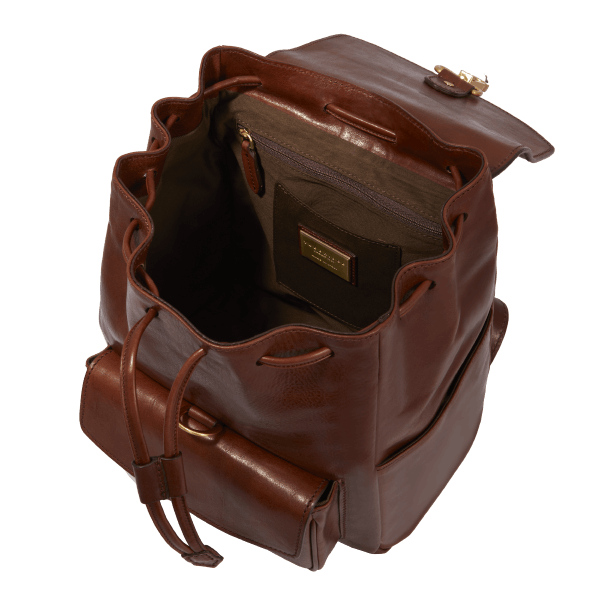 STORY LEATHER BACKPACK