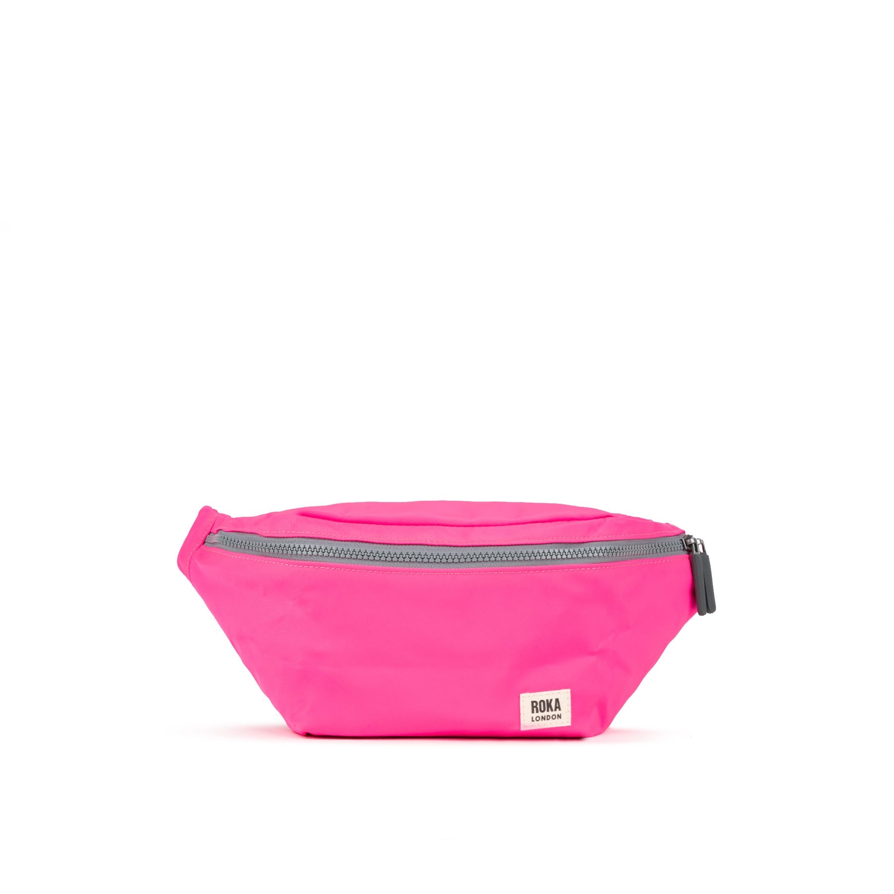Jubilee Neon Pink Recycled Nylon Roka London Bum Bag