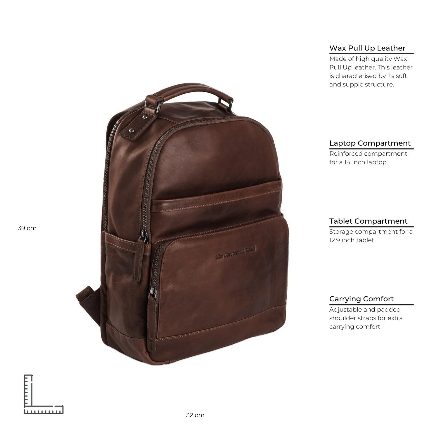 Austin Leather Backpack