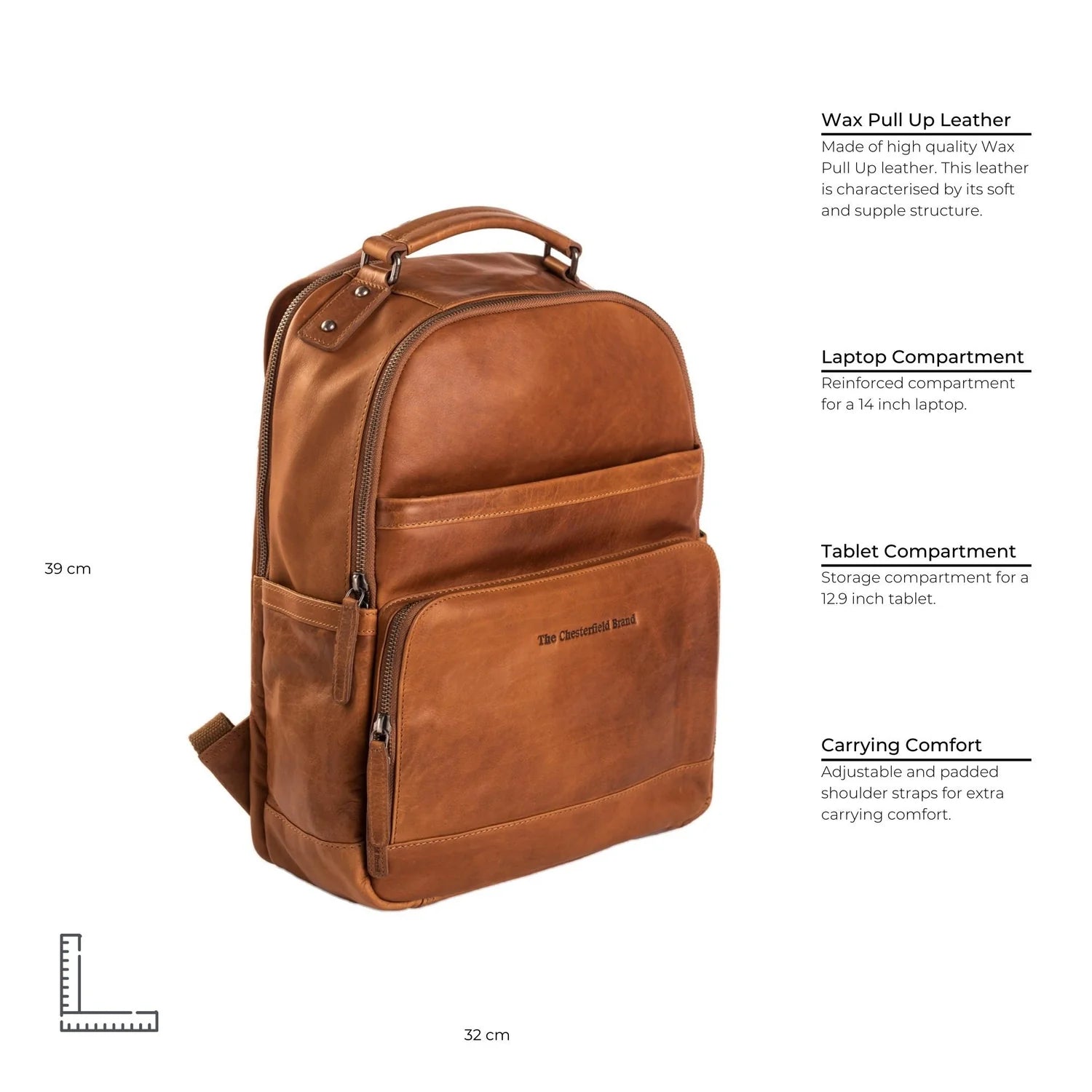 Austin Leather Backpack