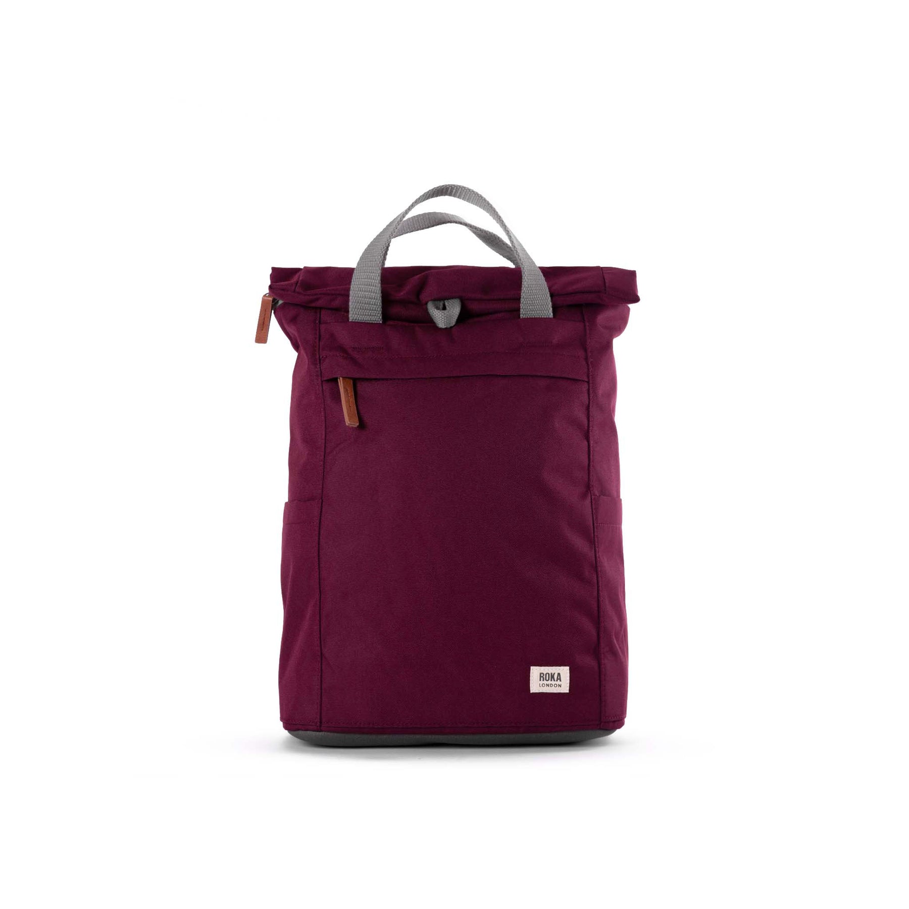 Finchley Plum Recycled Canvas Roka London