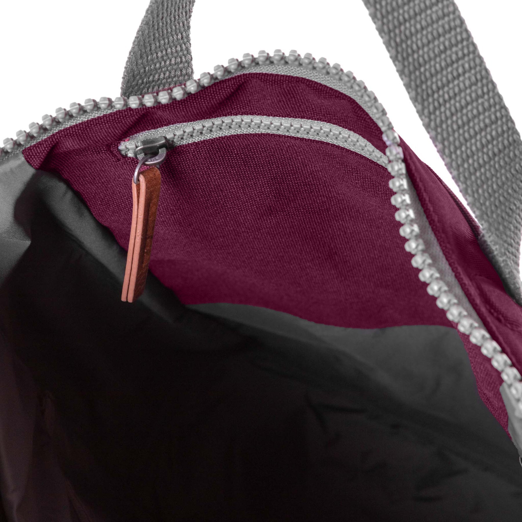 Finchley Plum Recycled Canvas Roka London