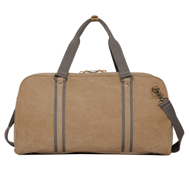 TRP0389 TROOP LONDON CLASSIC CANVAS TRAVEL DUFFEL BAG, LARGE HOLDALL